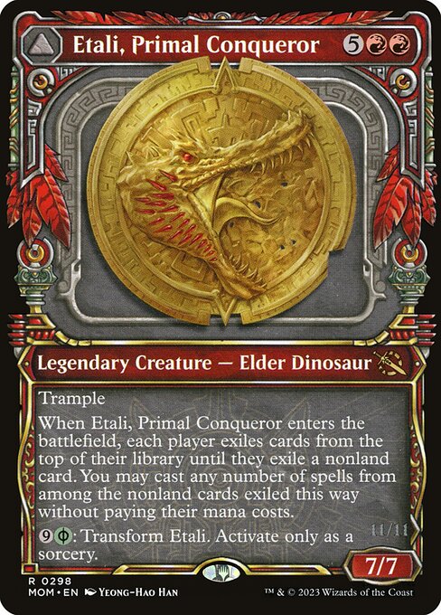 Etali, Primal Conqueror // Etali, Primal Sickness — March of the Machine