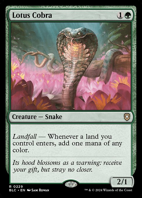Cobra del loto — Bloomburrow Commander