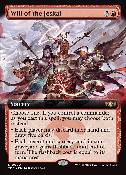 Voluntad de los Jeskai — Tarkir: Dragonstorm Commander