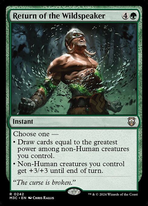 Regreso del Portavoz Salvaje — Modern Horizons 3 Commander