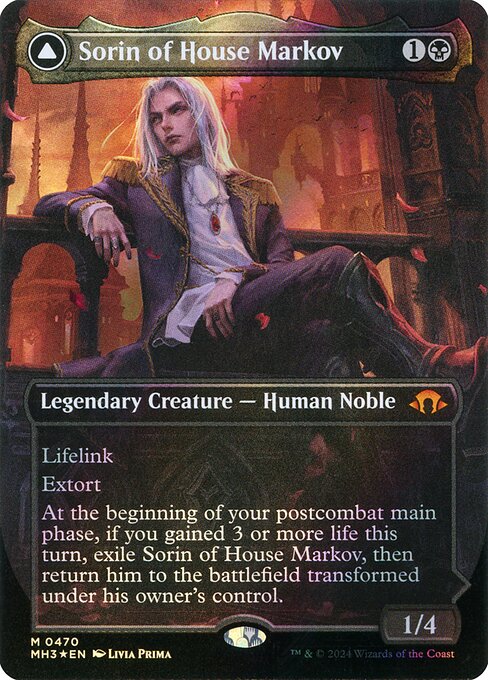 Sorin of House Markov // Sorin, Ravenous Neonate — Modern Horizons 3