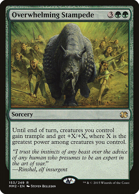 Estampida abrumadora — Modern Masters 2015