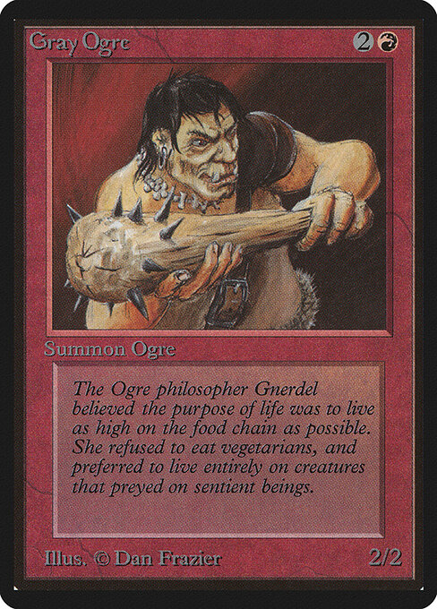 Ogro gris — Limited Edition Beta