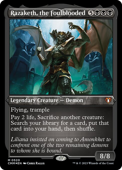 Razaketh, el Sangreinmunda — Commander Masters
