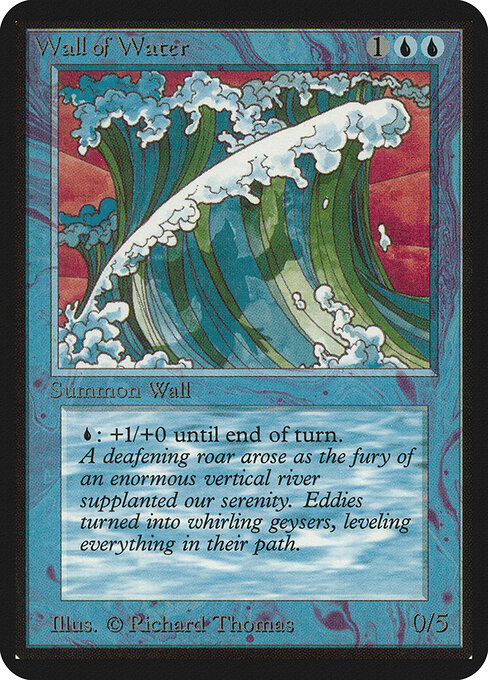 Muro de agua — Limited Edition Alpha