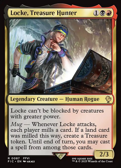 Locke, cazatesoros — Final Fantasy Commander