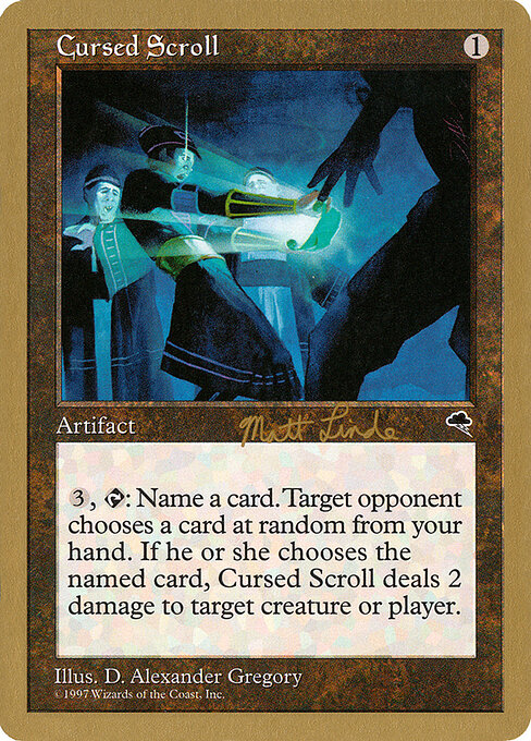 Pergamino maldito — World Championship Decks 1999