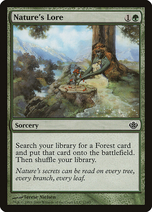 Sabiduría de la naturaleza — Duel Decks: Garruk vs. Liliana