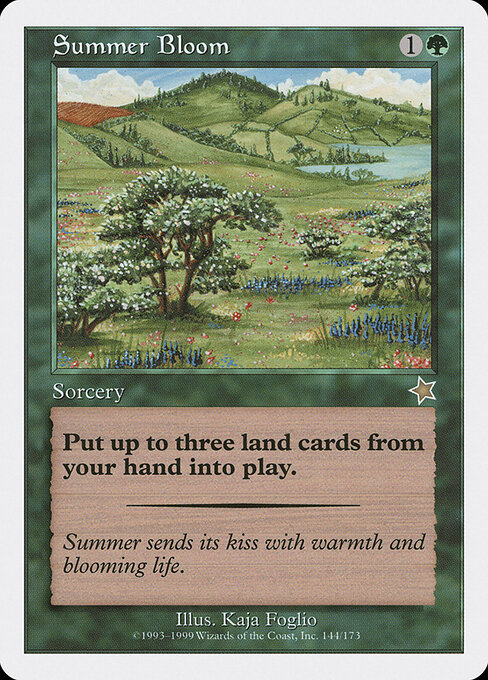Floración estival — Starter 1999