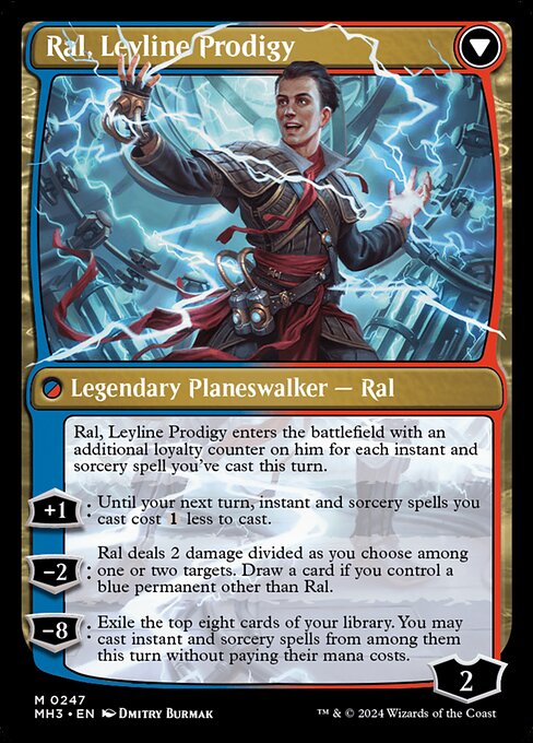 Ral, Monsoon Mage // Ral, Leyline Prodigy (cara trasera)