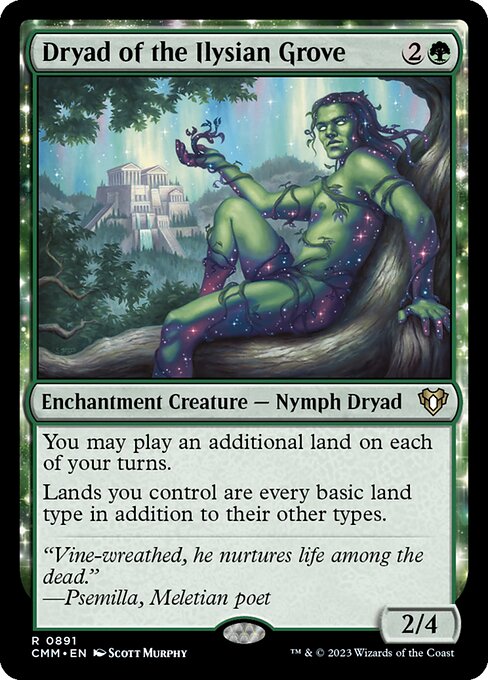 Dríada de los Bosques Ilyseos — Commander Masters