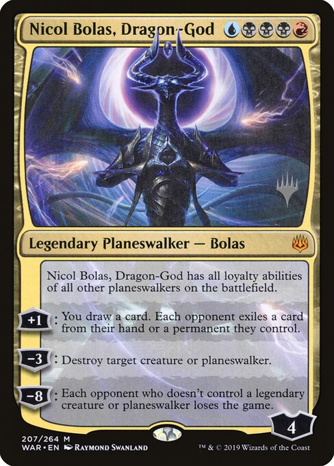 Nicol Bolas, Dios Dragón — War of the Spark Promos