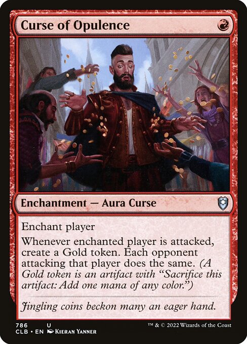 Carta Curse of Opulence — Commander Legends: Battle for Baldur's Gate · CLB · #786