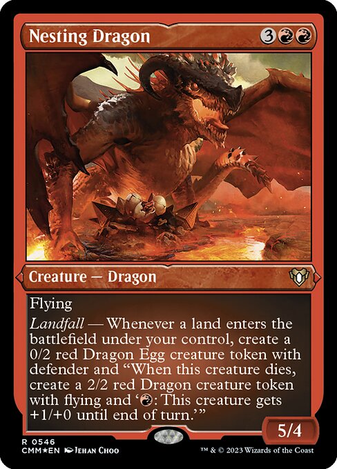 Carta Dragona en anidación — Commander Masters · CMM · #546