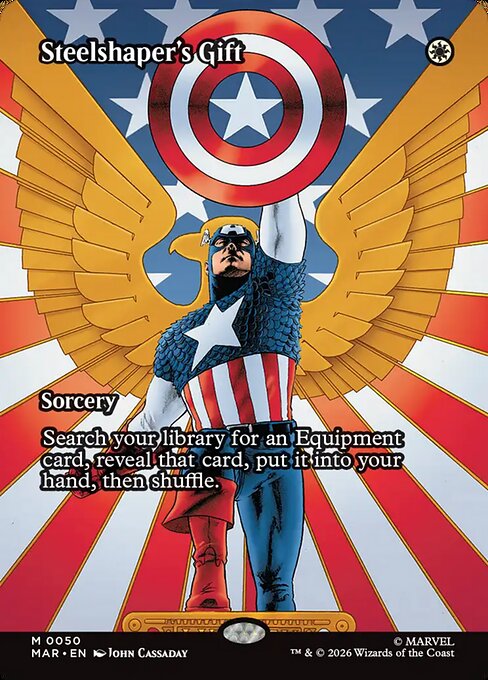 Regalo del moldea acero — Marvel Universe
