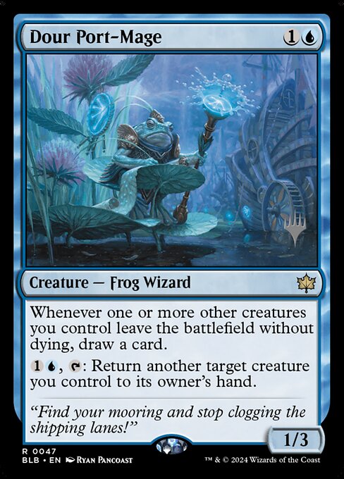 Mago portuario arisco — Bloomburrow Promos