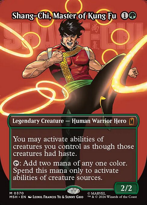Carta Shang-Chi, maestro de kung-fu — Marvel Super Heroes · MSH · #370
