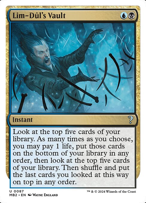 Carta Bóveda de Lim-Dûl — Mystery Booster 2 · MB2 · #87