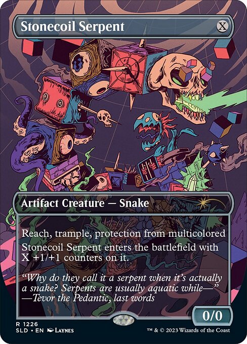 Serpiente reptarroca — Secret Lair Drop