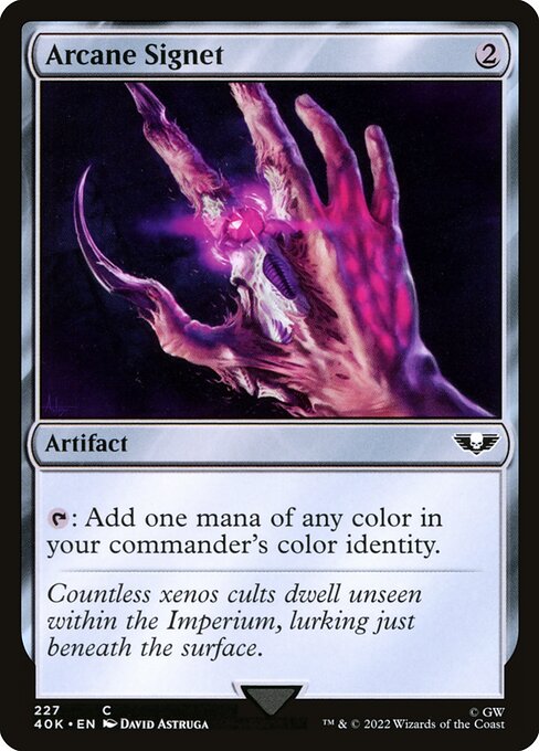 Sello arcano — Warhammer 40,000 Commander