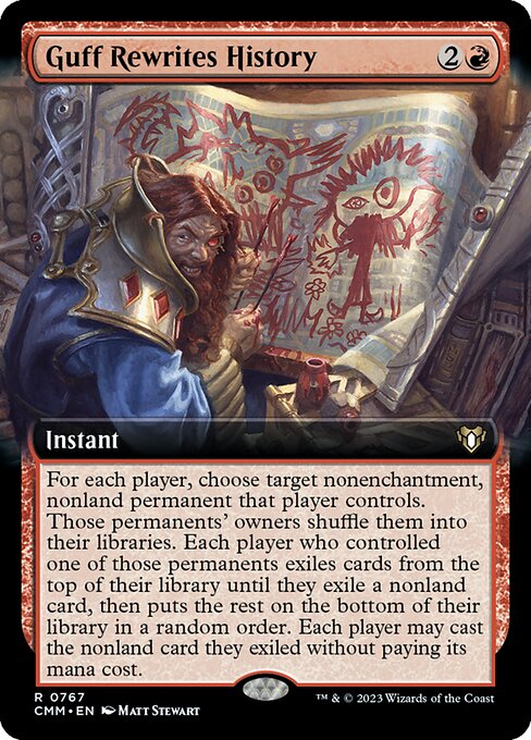 Guff Rewrites History — Commander Masters