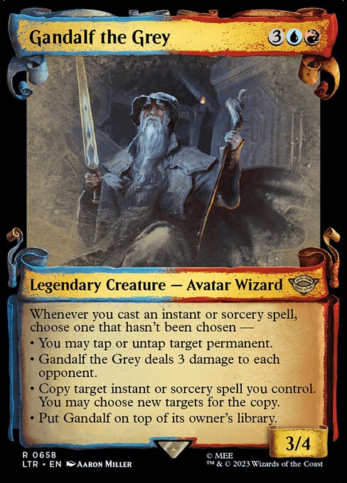 Carta Gandalf el Gris — The Lord of the Rings: Tales of Middle-earth · LTR · #658