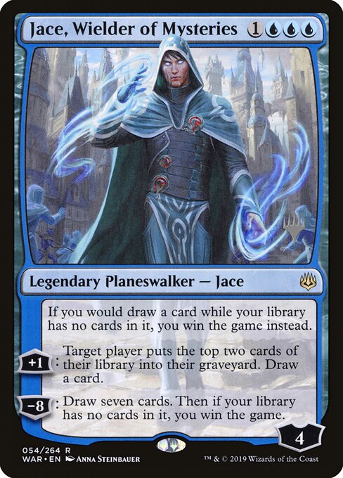 Carta Jace, esgrimidor de misterios — War of the Spark Promos · PWAR · #54p
