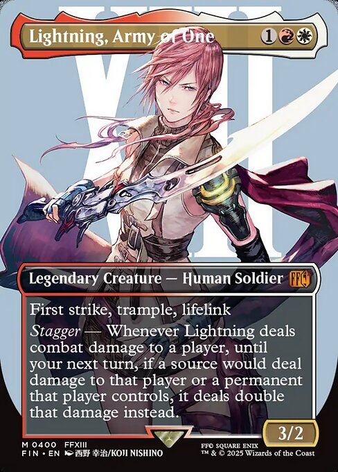 Carta Lightning, Andanada — Final Fantasy · FIN · #400