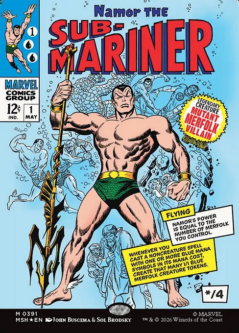 Namor, el Hombre Submarino — Marvel Super Heroes