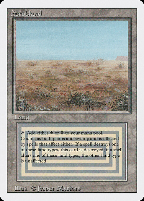 Scrubland — Revised Edition