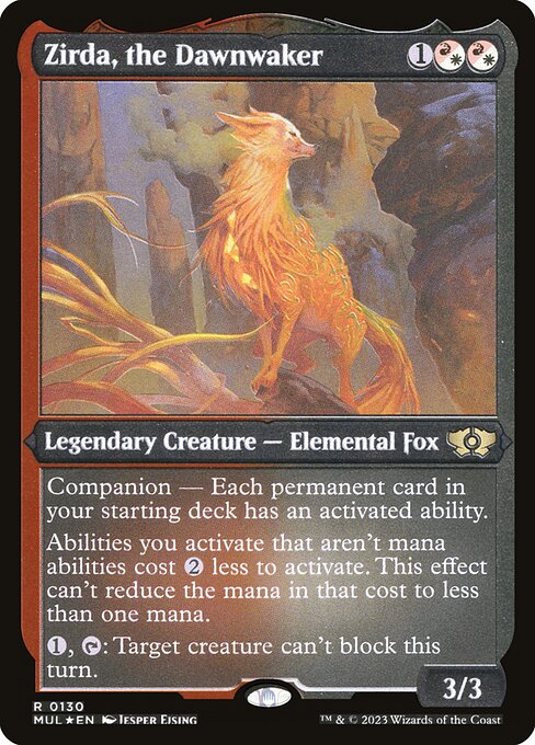 Zirda, Resplandor del Amanecer — Multiverse Legends
