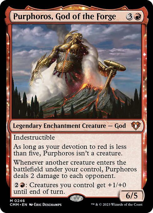 Purforos, dios de la fragua — Commander Masters