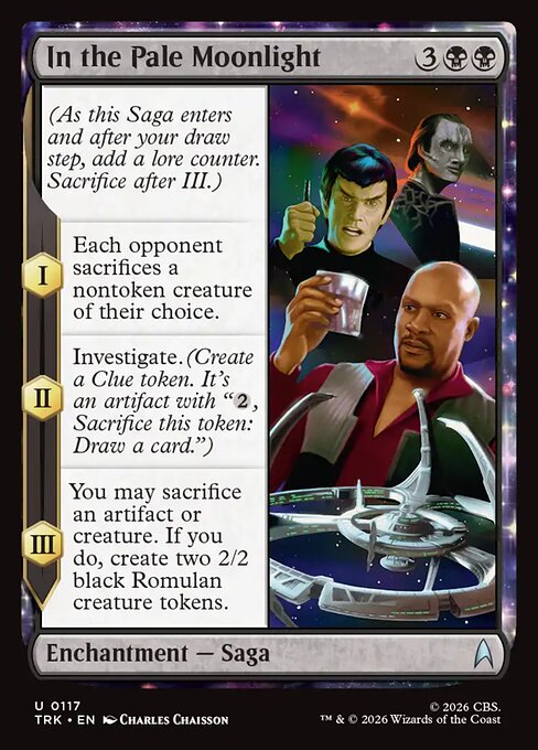 Carta In the Pale Moonlight — Star Trek · TRK · #117