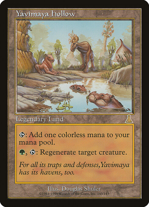 Carta Hondonada de Yavimaya (Urza's Destiny)