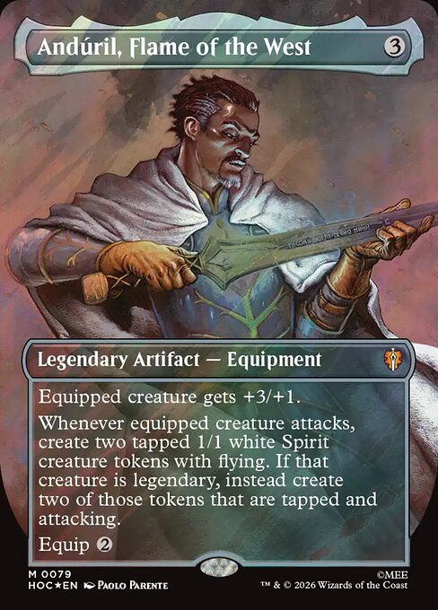 Carta Andúril, Llama del Oeste — The Hobbit Eternal · HOC · #79