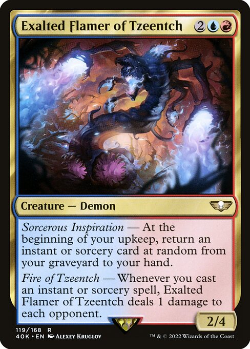 Incinerador Glorioso de Tzeentch