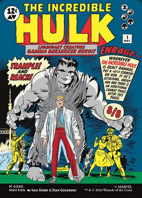 Bruce Banner // The Incredible Hulk (cara trasera)