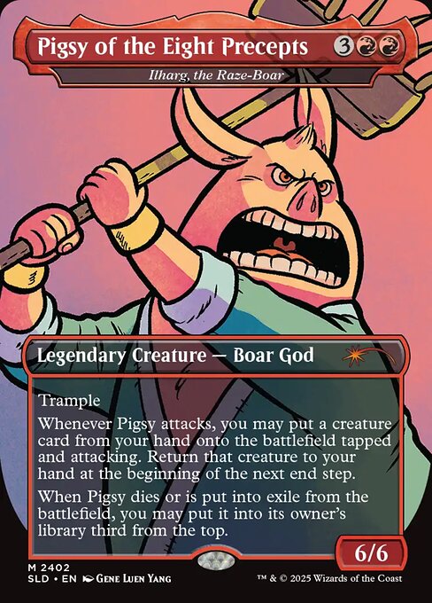 Carta Ilharg, el Jabalí Arrasador — Secret Lair Drop · SLD · #2402