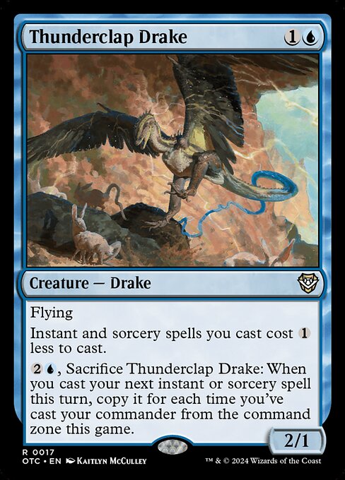 Carta Draco golpetrueno — Outlaws of Thunder Junction Commander · OTC · #17