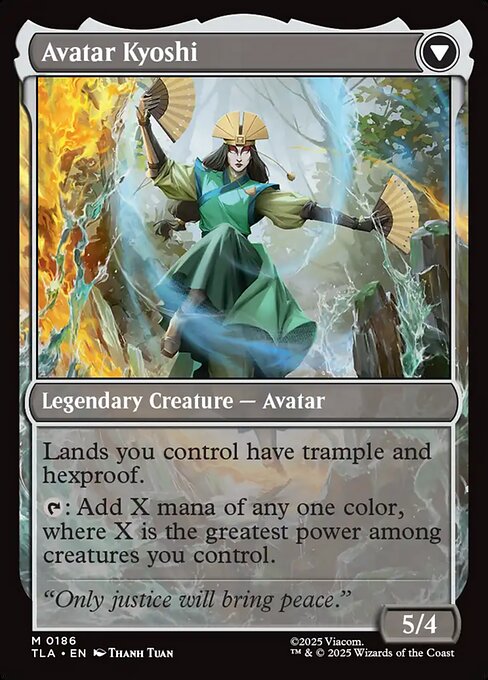 The Legend of Kyoshi // Avatar Kyoshi (cara trasera)