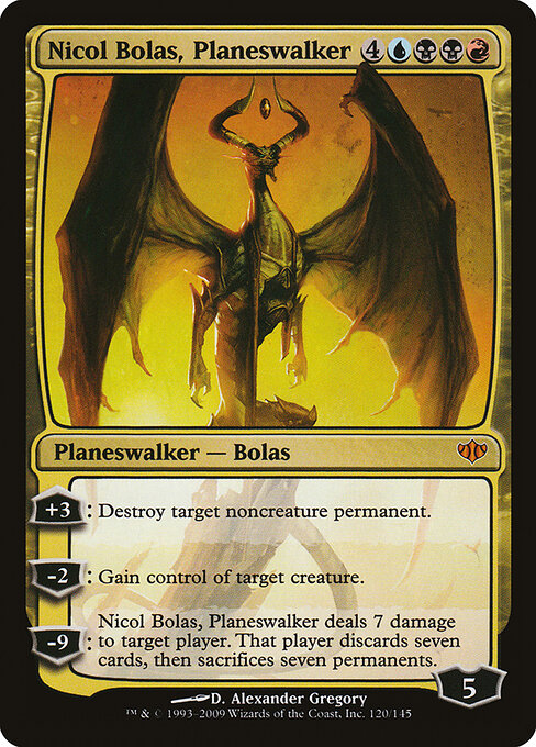 Nicol Bolas, planeswalker — Conflux