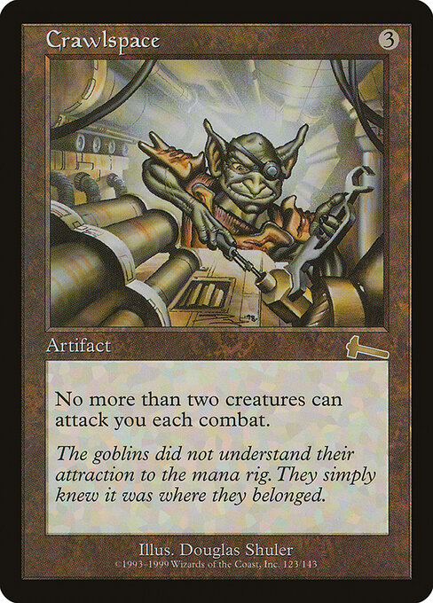 Carta Espacio angosto — Urza's Legacy · ULG · #123