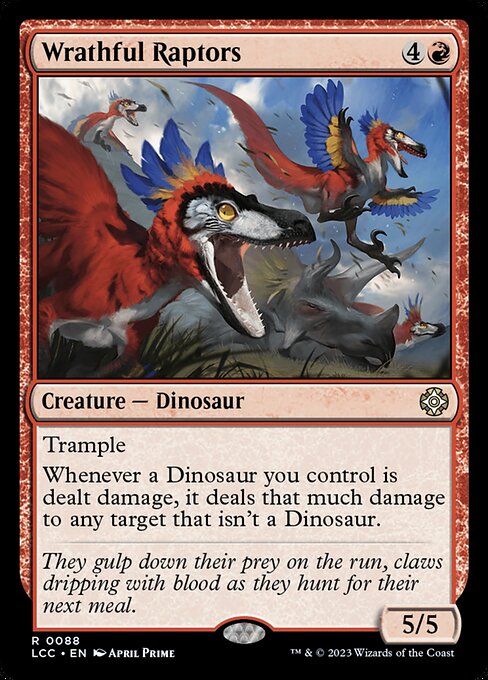 Ráptores iracundos — The Lost Caverns of Ixalan Commander