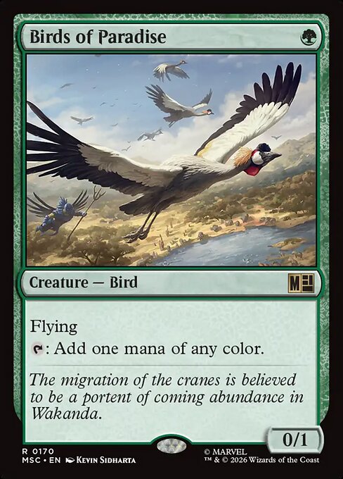 Aves del paraíso — Marvel Super Heroes Commander