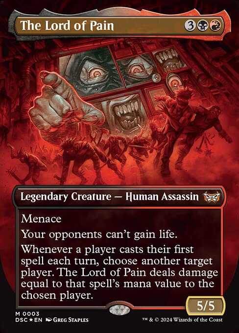 Carta The Lord of Pain — Duskmourn: House of Horror Commander · DSC · #3
