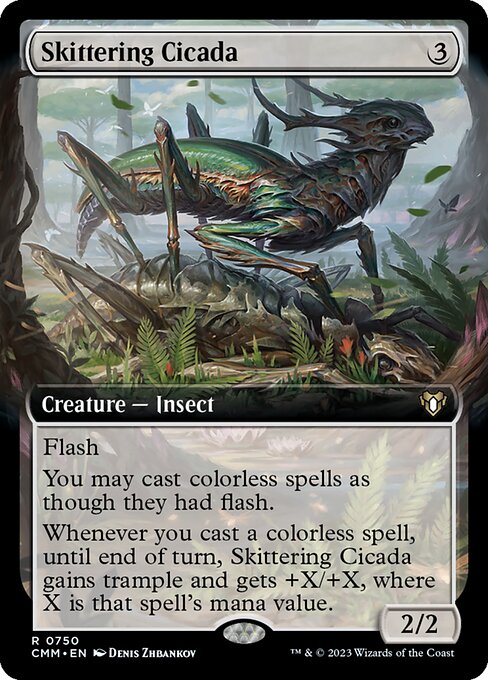 Carta Skittering Cicada — Commander Masters · CMM · #750