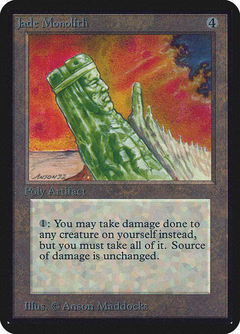 Monolito de jade — Limited Edition Alpha