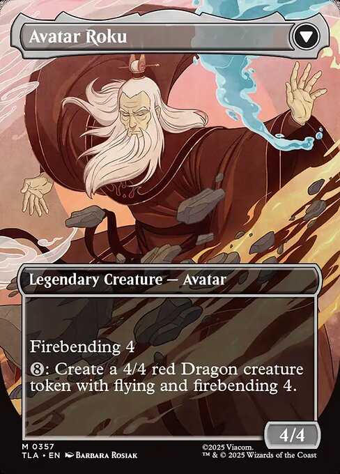 The Legend of Roku // Avatar Roku (cara trasera)