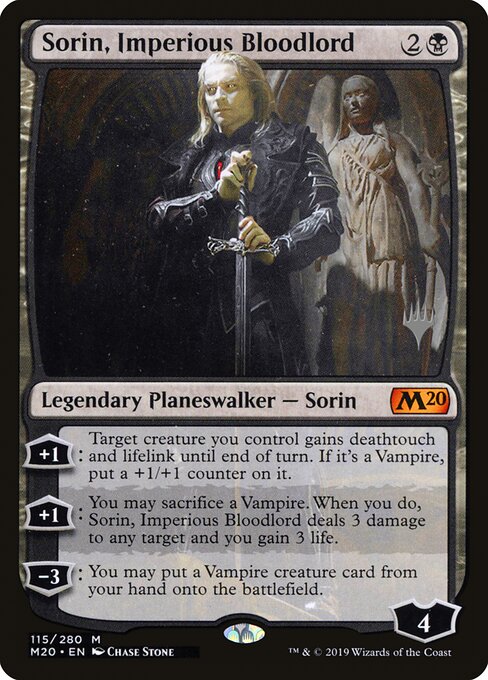 Sorin, señor sangriento altivo — Core Set 2020 Promos