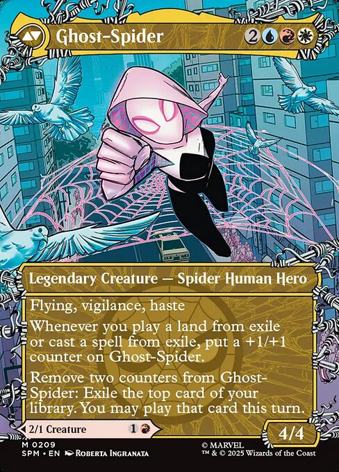 Gwen Stacy // Ghost-Spider (cara trasera)